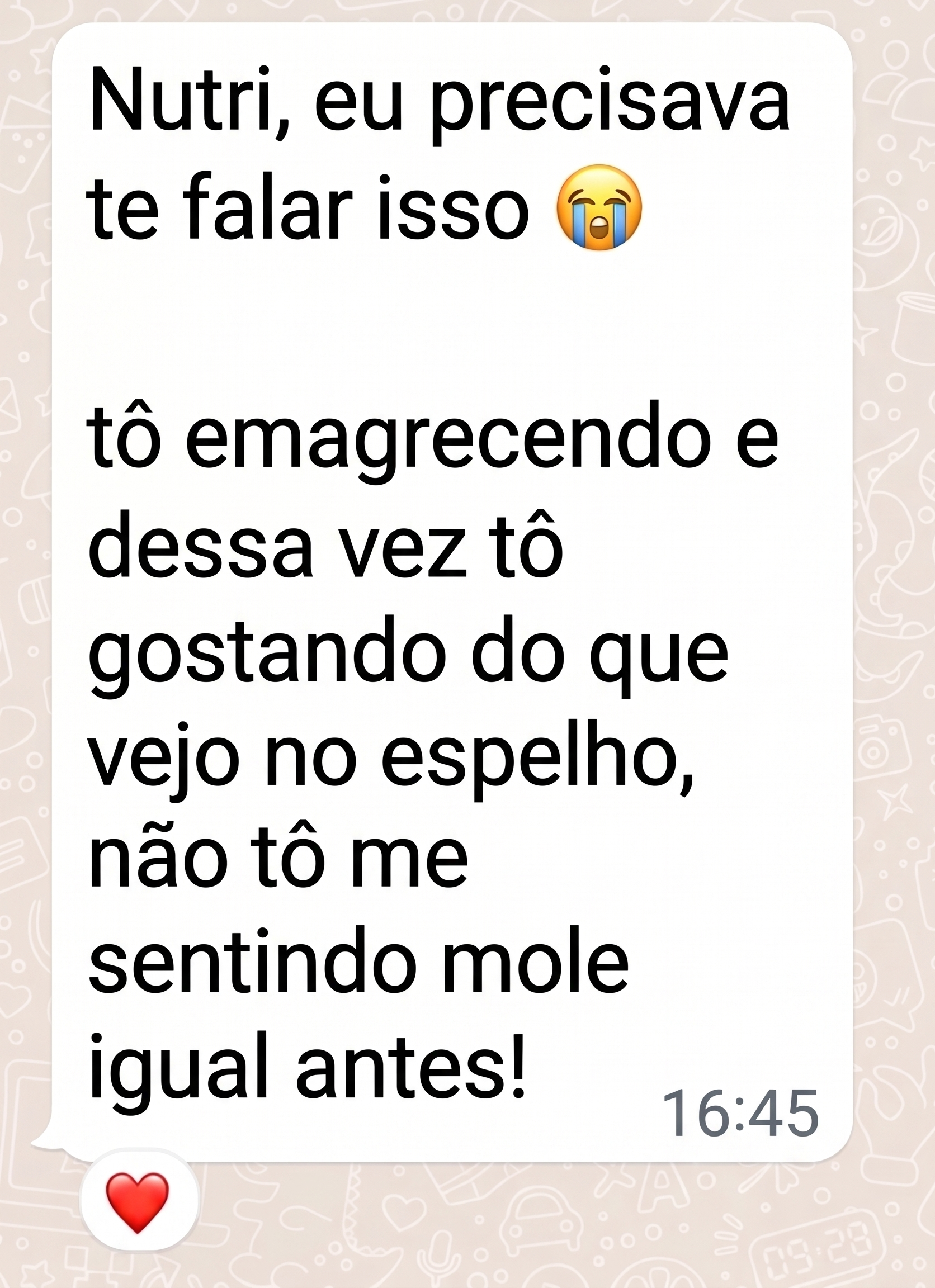 Depoimento de aluna 1